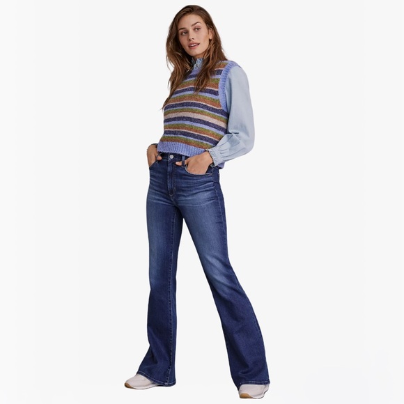 Mavi Flare High-Rise 97% Cotton Women’s Jeans - 26 - Picture 1 of 17